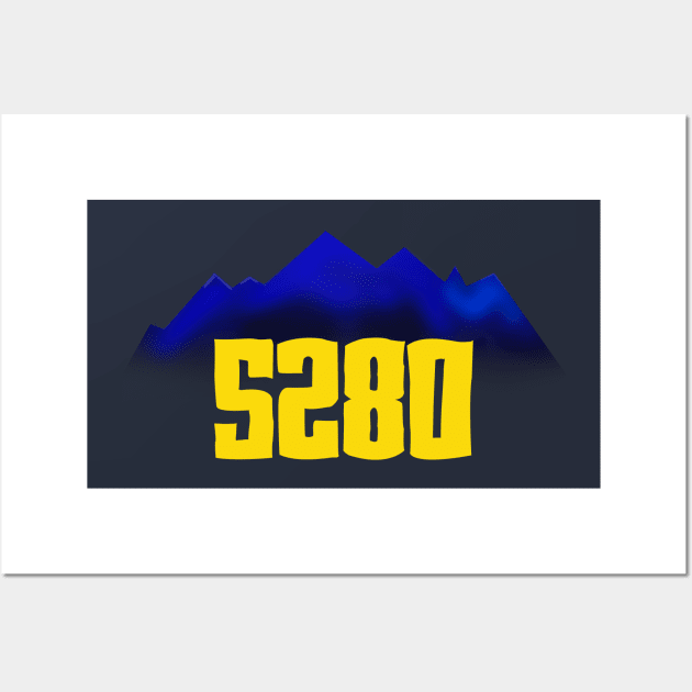 Denver Nuggets 5280 Wall Art by BossGriffin